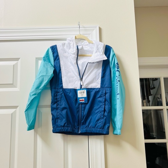 Columbia Two-Tone Blue and White Jacket - Picture 7 of 8